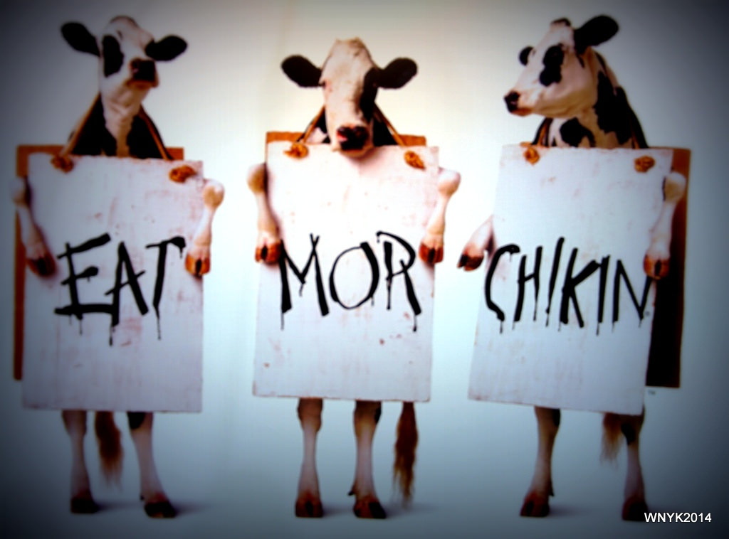 Chick-fil-A's iconic cows ranked high with SmartBrief readers this week