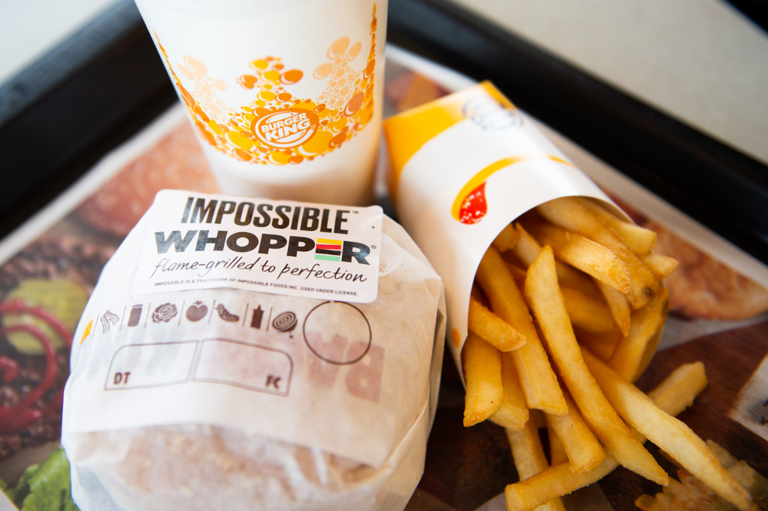 Burger King's plant-based Impossible Whopper drew traffic in test market.