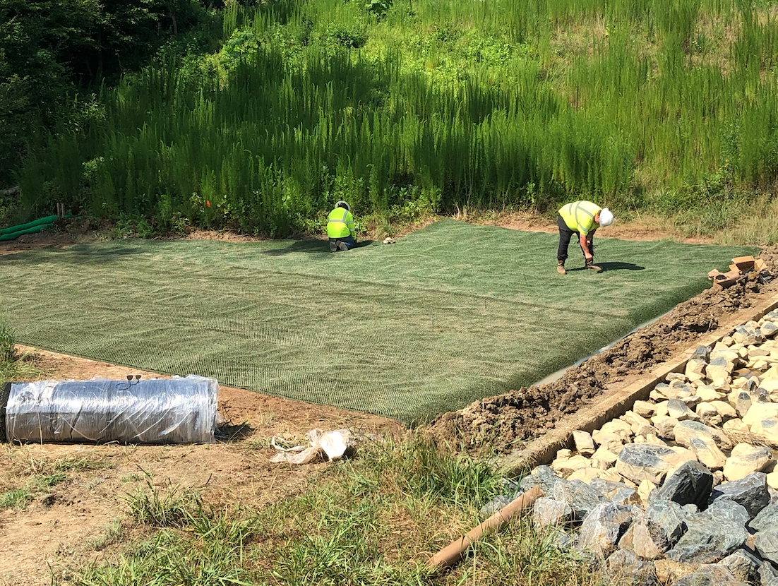 New Hybrid-Turf Instant Armor Mat combats erosion at energy facilities