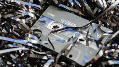 Photo of a cassette tape illustrating planned obsolescence