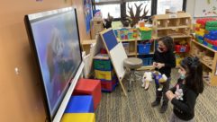 Bouncy dog helps with students' SEL