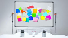 Image of Post-it notes on a whiteboard for The power of a singular strategic objective
