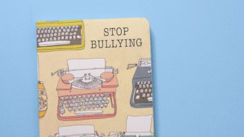Book cover that reads "Stop Bullying"