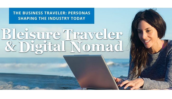 Digital nomad and bleisure travler persona